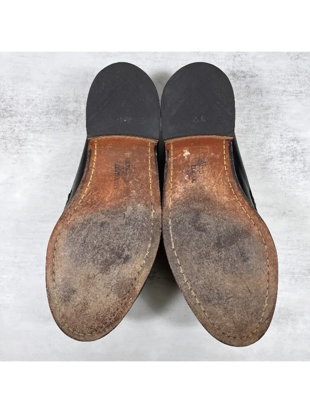 Allen Edmonds Rye NY Braided Penny Loafers - Men's Size 8.5 3E Wide